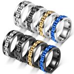 Exclusive Unique Stress-Relief Anti-Anxiety Gear Flower Rotating Ring