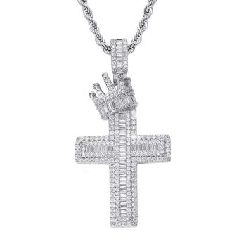 Crown Cross Pendant