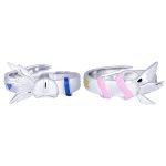 Anime Digimon Angewomon and Angemon Ring Couple Jewelry Anime