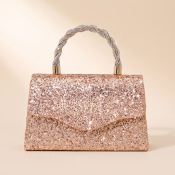 Luxury Glitter Rhinestone Square Dinner Bag | Elegant Fairy Handheld Clutch for Banquets